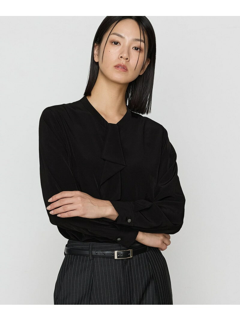 樂天商城 - 【SALE／50%OFF】[ TALLサイズ ] シルキーリライム ブラウス COMME CA TALL コムサ トップス シャツ・ブラウス ブルー グリーン ホワイト ブラック【RBA_E】【送料無料】[Rakuten Fashion]