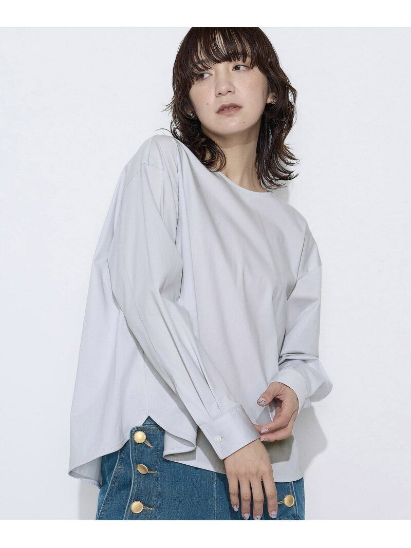乐天商城 - 【SALE／10%OFF】トリコット ジャージーブラウス COMME CA Wardrobe コムサ トップス シャツ・ブラウス グレー ピンク ホワイト【RBA_E】【送料無料】[Rakuten Fashion]