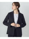 【セットアップ対応/洗える】ジャージー テーラードジャケット COMME CA ISM コムサイズム スーツ・フォーマル スーツジャケット グレー ブラック【送...