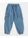 【SALE/50%OFF】デニム ジョガー カーゴパンツ COMME CA ISM コムサイズム パンツ ジーンズ・デニムパンツ ブルー【RBA_E】[Raku...