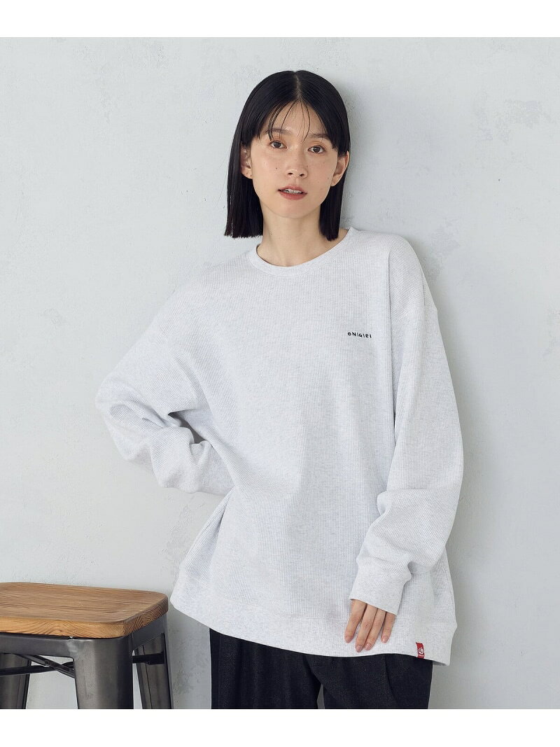 Rakuten - ワッフルプルオーバー ONIGIRI コムサイズム トップス カットソー・Tシャツ ネイビー【送料無料】[Rakuten Fashion]