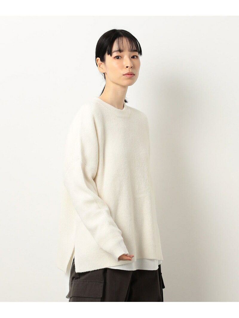 Rakuten - 【SALE／55%OFF】片畦 BIGニット プルオーバー ONIGIRI コムサイズム トップス ニット ホワイト ネイビー ブルー【RBA_E】[Rakuten Fashion]