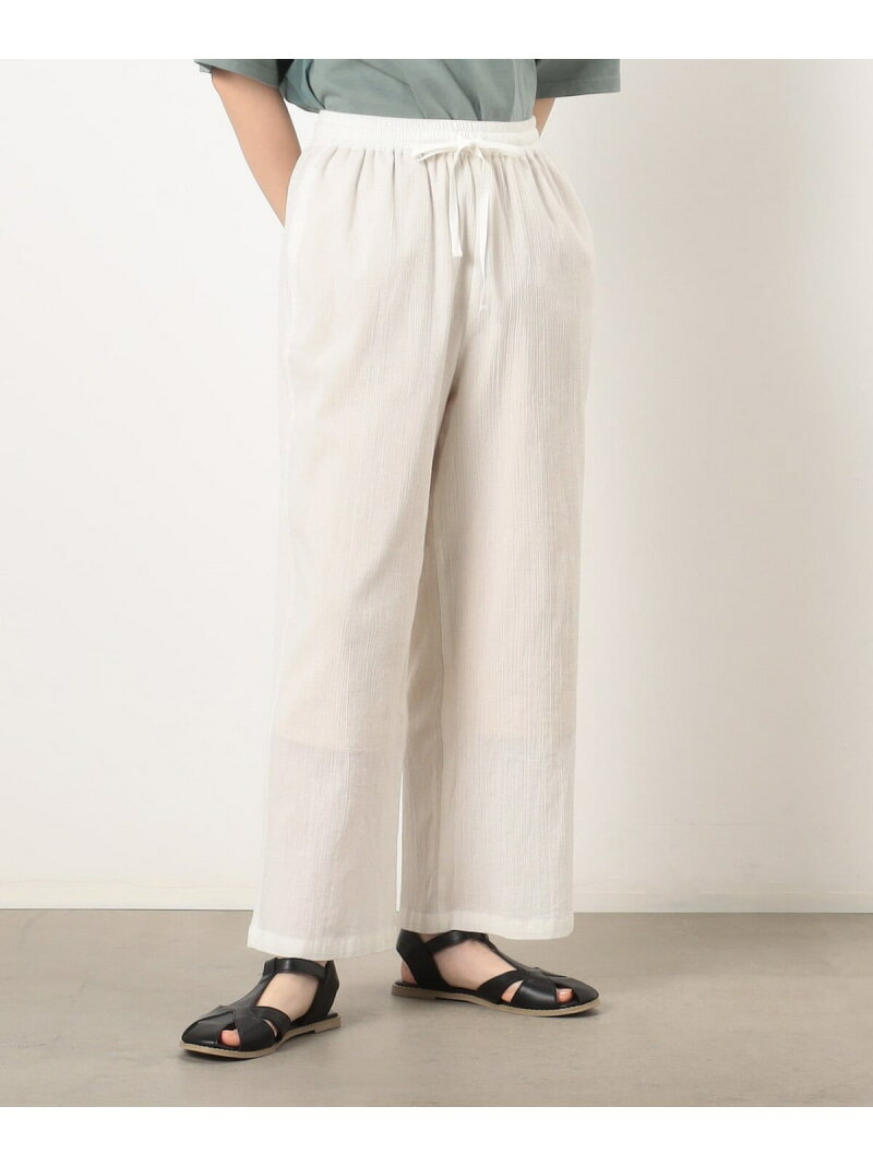 【SALE／46%OFF】イージーパンツ / セットアップ対応 ONIGIRI コムサイズム パンツ その他のパンツ ネイビー ホワイト グリーン【RBA_E】[Rakuten Fashion]