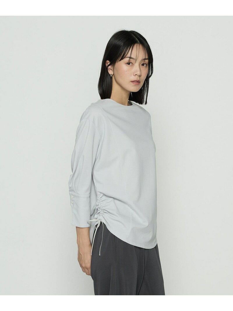Rakuten - [ +サイズ ] 80/-ポンチ ブラウス見えプルオーバー Gabardine K.T + コムサ トップス カットソー・Tシャツ ベージュ グレー ブラック【送料無料】[Rakuten Fashion]