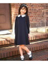 【SALE/10%OFF】フォーマル レース襟付きポンチ ワンピース(100-130cm) COMME CA ISM コムサイズム ワンピース・ドレス ワンピー...