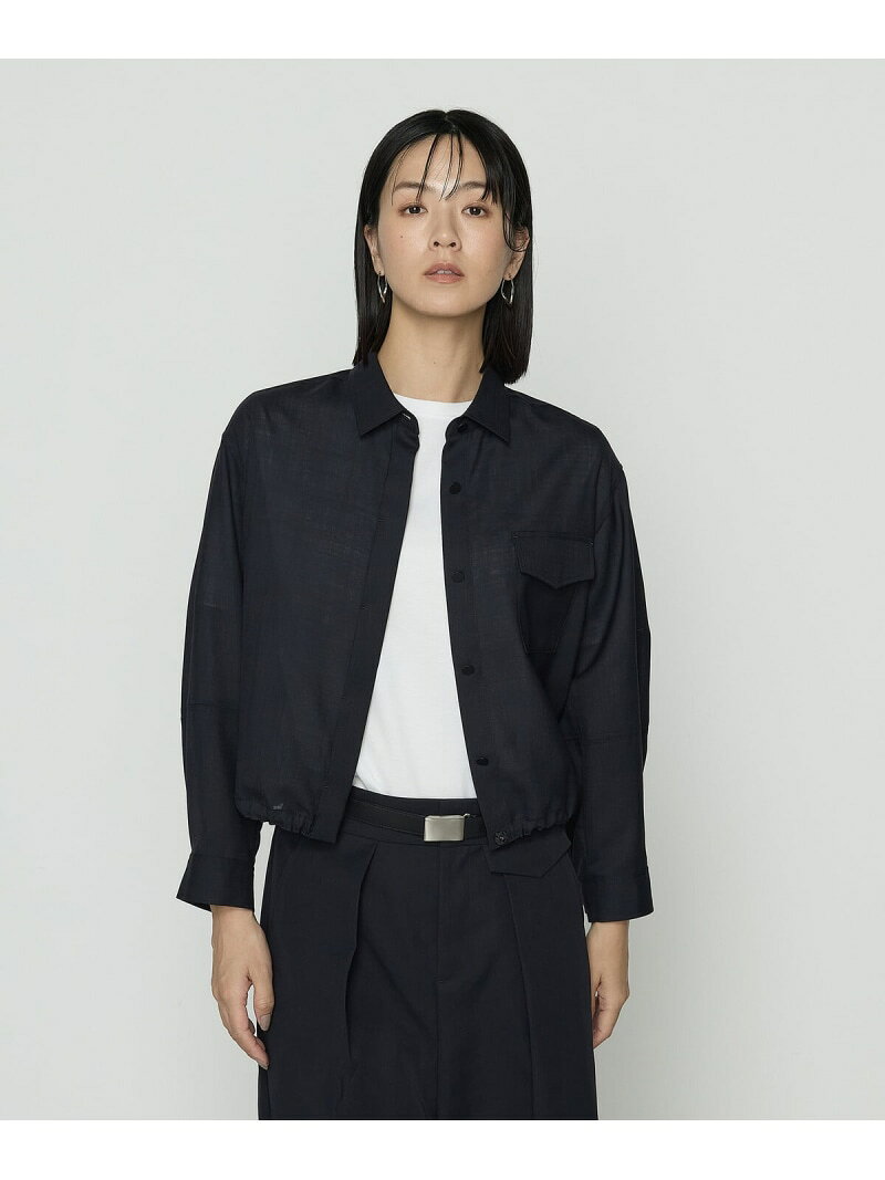 乐天商城 - [ Sサイズ ] T/W平ボイル シャツジャケット COMME CA S-SIZE コムサ ジャケット・アウター その他のジャケット・アウター ネイビー【送料無料】[Rakuten Fashion]