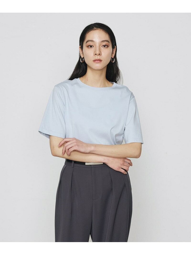 Rakuten - 【SALE／37%OFF】[ TALLサイズ ] アルビ二スタスムース Tシャツ COMME CA TALL コムサ トップス カットソー・Tシャツ ブルー ホワイト【RBA_E】【送料無料】[Rakuten Fashion]