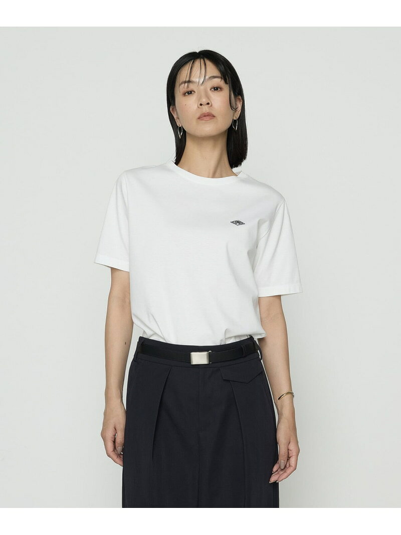 乐天商城 - 【SALE／10%OFF】[ TALLサイズ ] スーピマコットンポンチ ワッペンTシャツ COMME CA TALL コムサ トップス カットソー・Tシャツ ホワイト ネイビー グレー【RBA_E】【送料無料】[Rakuten Fashion]