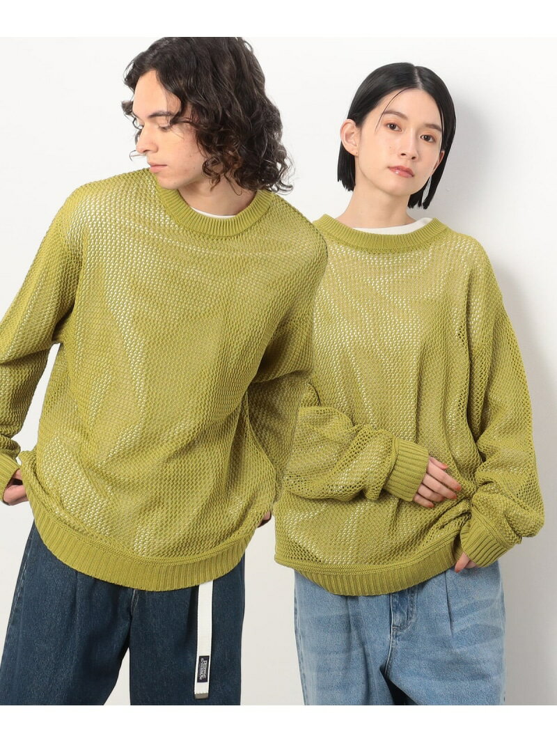 メッシュニットプルオーバー Purple&Yellow コムサイズム トップス ニット イエロー ブラック パープル【送料無料】[Rakuten Fashion]のサムネイル