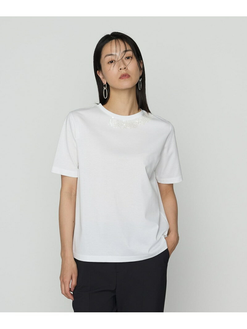 乐天商城 - 【SALE／19%OFF】[ TALLサイズ ] スーピマコットンポンチ Tシャツ COMME CA TALL コムサ トップス カットソー・Tシャツ ネイビー ブラック ホワイト【RBA_E】【送料無料】[Rakuten Fashion]