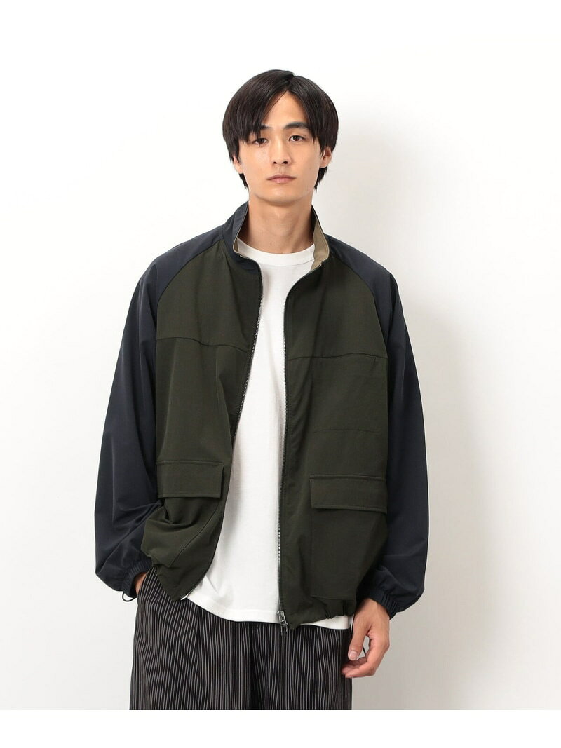 Rakuten - ナイロンストレッチブルゾン Purple&Yellow コムサイズム ジャケット・アウター ブルゾン・ジャンパー ブラック【送料無料】[Rakuten Fashion]