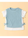 【SALE/10%OFF】レイヤード半袖Tシャツ(ベビーサイズ) COMME CA ISM コムサイズム マタニティウェア・ベビー用品 その他のベビーグッズ ホ...