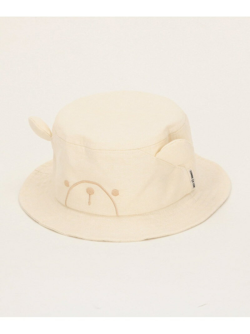 クマ ハット COMME CA ISM コムサイズム マタニティウェア・ベビー用品 その他のベビーグッズ ベージュ[Rakuten Fashion]