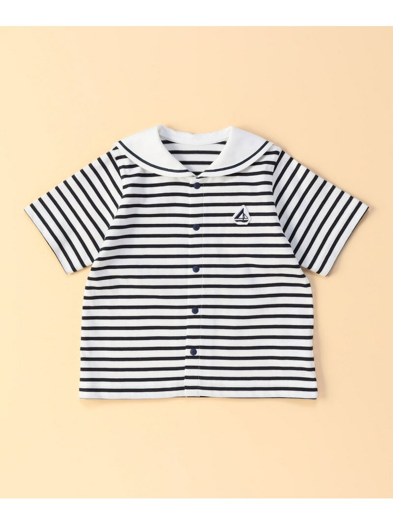 セーラー 半袖シャツ COMME CA ISM コムサイズム マタニティウェア・ベビー用品 その他のベビーグッズ ネイビー[Rakuten Fashion] 2