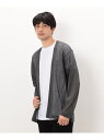 【SALE/30%OFF】【セットアイテム】リネンタッチ ボタンレスカーディガン /Tシャツ COMME CA ISM コムサイズム トップス カーディガン グ...