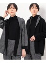 【SALE/20%OFF】【リバーシブル】リバーヘリンボン 羽織り COMME CA コムサ トップス カーディガン ブラック【RBA_E】【送料無料】[Rak...
