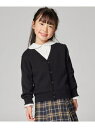 ベーシック カーディガン(100-130cm) COMME CA ISM コムサイズム トップス カーディガン ブラック ネイビー[Rakuten Fashio...