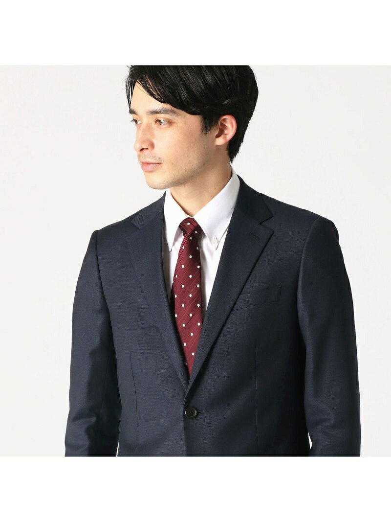 【SALE／90%OFF】ドット*ストライプ ネクタイ COMME CA ISM コムサイズム スーツ・フォーマル ネクタイ・蝶ネクタイ レッド ブラウン ネイビー【RBA_E】[Rakuten Fashion]