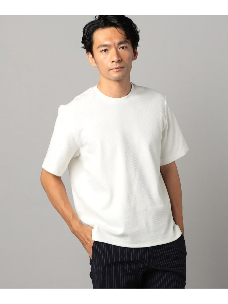 Rakuten - 【SALE／37%OFF】【COMME CA MEN】「フクレジャガード」半袖Tシャツ COMME CA MEN コムサメン トップス シャツ・ブラウス ホワイト ブラック【RBA_E】【送料無料】[Rakuten Fashion]