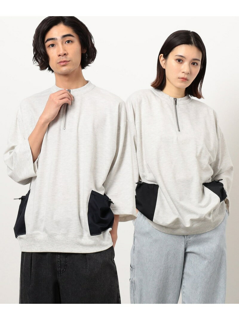 Rakuten - 【SALE／55%OFF】布帛ポケットハーフジッププルオーバー Purple&Yellow コムサイズム トップス カットソー・Tシャツ ブラック グリーン【RBA_E】[Rakuten Fashion]