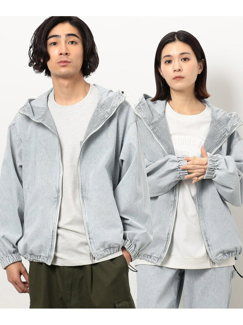 【SALE／50%OFF】ホワイトブリーチ ヒッコリーブルゾン Purple&Yellow コムサイズム ジャケット・アウター ブルゾン・ジャンパー ネイビー【RBA_E】【送料無料】[Rakuten Fashion]