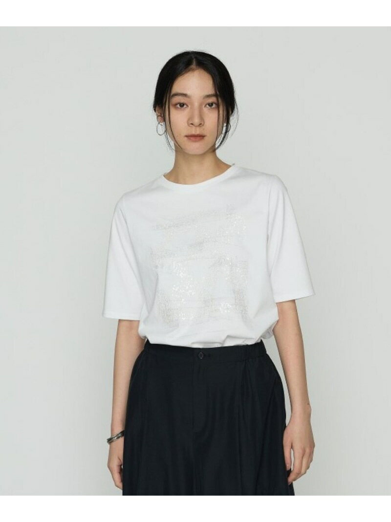 【SALE／20%OFF】[ +サイズ ] プレーティング天竺 星柄Tシャツ Gabardine K.T + コムサ トップス カットソー・Tシャツ ホワイト ブラック グレー【RBA_E】【送料無料】[Rakuten Fashion] fivefoxesonlinestore-10025296 FIVEFOXes ONLINE STORE サンプル画像2