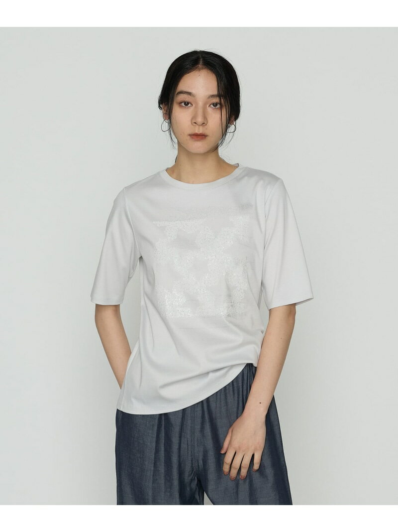 【SALE／20%OFF】[ +サイズ ] プレーティング天竺 星柄Tシャツ Gabardine K.T + コムサ トップス カットソー・Tシャツ ホワイト ブラック グレー【RBA_E】【送料無料】[Rakuten Fashion] fivefoxesonlinestore-10025296 FIVEFOXes ONLINE STORE サンプル画像3