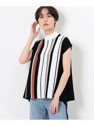 【SALE／46%OFF】マルチカラーストライプ ニットフレンチスリーブ K.T KIYOKO TAKASE コムサ トップス カットソー・Tシャツ【RBA_E】【送料無料】[Rakuten Fashion]