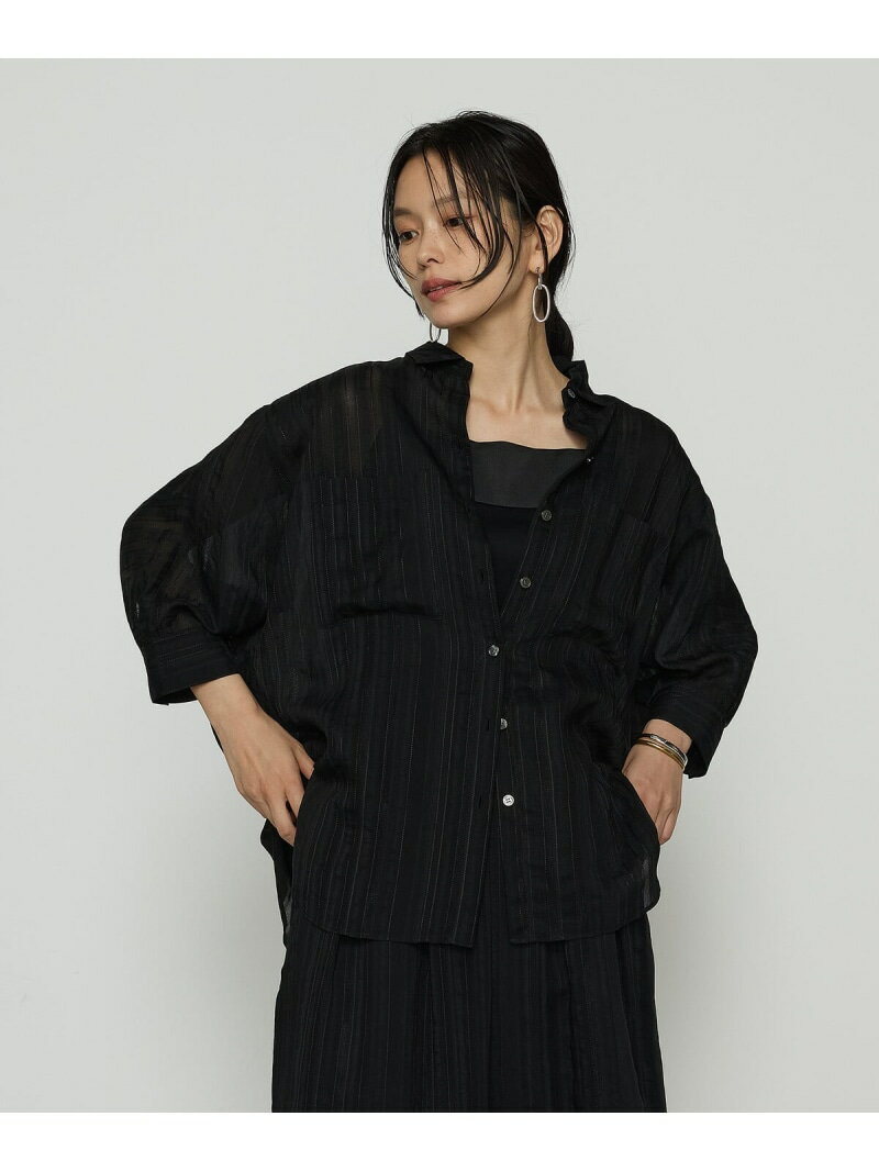 [+サイズ]ジャカードボーダー身幅...