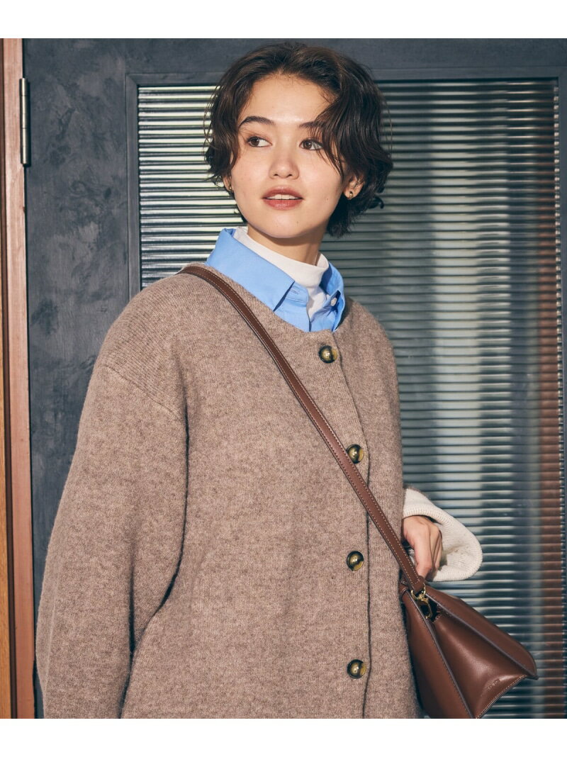 コーディガン COMME CA ISM コムサイズム トップス カーディガン グレー ブラウン【送料無料】[Rakuten Fashion]のサムネイル