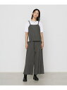【セットアップ】ハイテンションポンチ WEEKEND パンツスーツ Gabardine K.T コムサ パンツ その他のパンツ グレー ブラック【送料無料】[R...