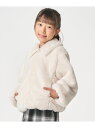 【SALE/10%OFF】フェイクファー ブルゾン COMME CA ISM コムサイズム ジャケット・アウター ブルゾン・ジャンパー ホワイト ブラウン【RB...