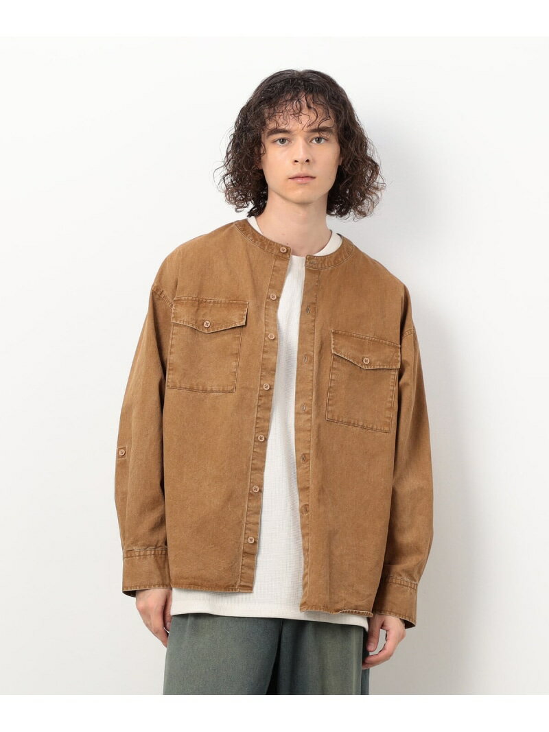 Rakuten - 【SALE／55%OFF】硫化ツイルブリーチクルーネック ワークシャツ Purple&Yellow コムサイズム トップス シャツ・ブラウス ブルー ブラウン【RBA_E】【送料無料】[Rakuten Fashion]