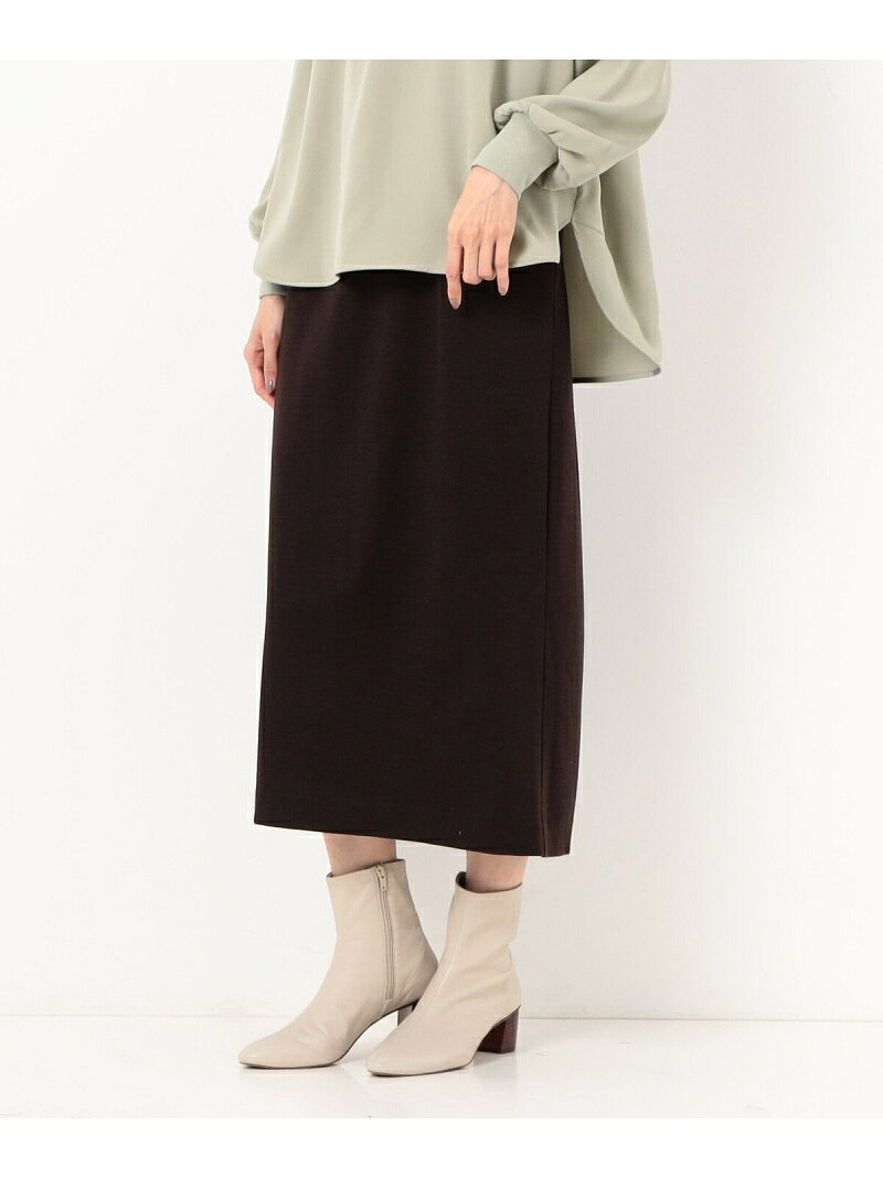 【SALE／20%OFF】ウールポンチ タイトスカート K.T KIYOKO TAKASE コムサ スカート その他のスカート ブラウン ブラック【RBA_E】【送料無料】[Rakuten Fashion]