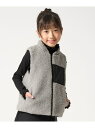 【SALE/40%OFF】ポリエステルタフタ*ボア 中綿リバーシブルベスト COMME CA ISM コムサイズム トップス ベスト・ジレ ベージュ ブラック【...