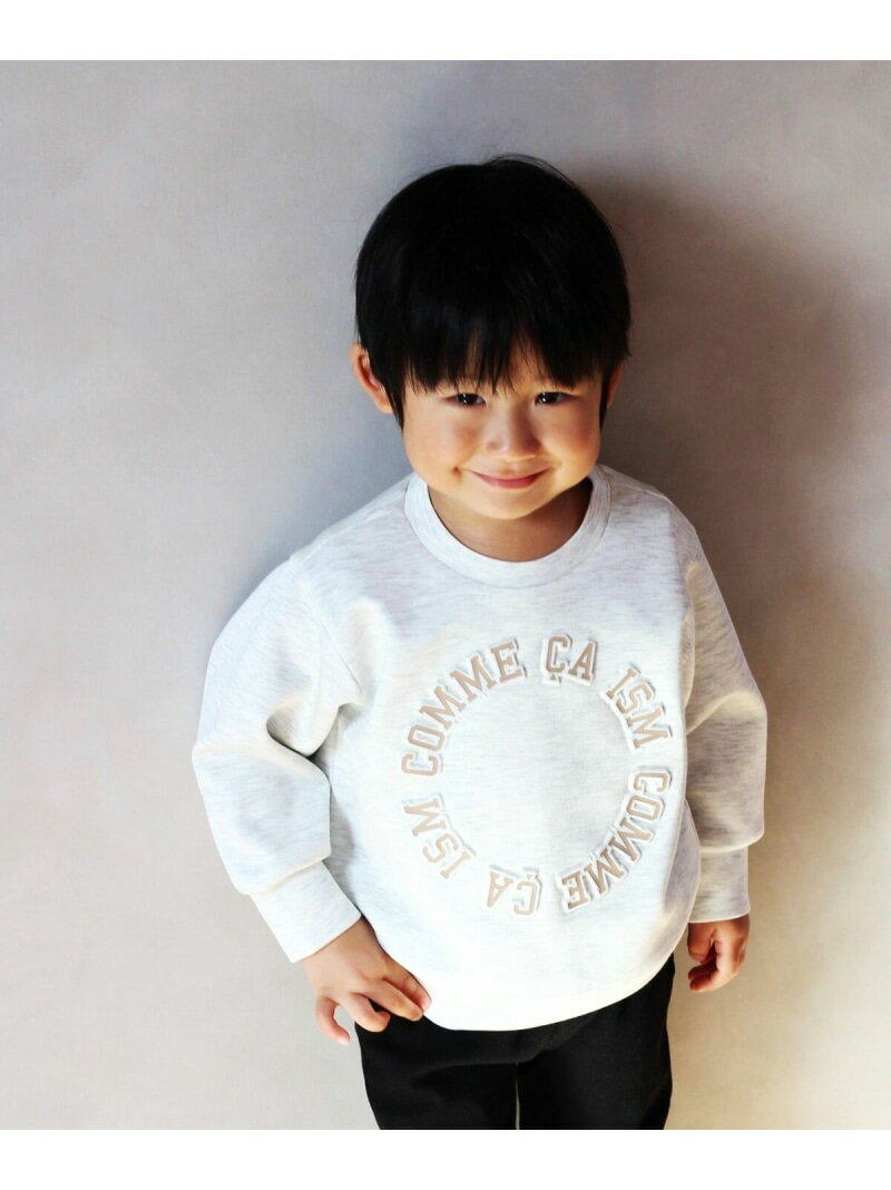 【SALE／14%OFF】プリント*エンボス ロゴ長袖トレーナー(ベビーサイズ) COMME CA ISM コムサイズム マ..