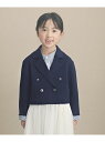 【SALE/37%OFF】ストレッチポンチ ダブルブレスト ショートジャケット COMME CA ISM コムサイズム ジャケット・アウター テーラードジャケッ...