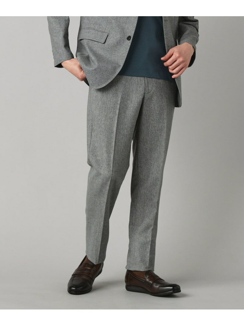 乐天商城 - 【SALE／19%OFF】【セットアップ対応】杢カラミ織 ドビー テーパードパンツ COMME CA MEN コムサメン パンツ その他のパンツ グレー ネイビー【RBA_E】【送料無料】[Rakuten Fashion]