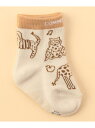 【SALE/10%OFF】動物柄ソックス COMME CA ISM コムサイズム マタニティウェア・ベビー用品 その他のベビーグッズ ピンク ホワイト グリーン...