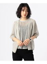 【SALE/50%OFF】【アンサンブル対応】メタリックジャージー カーディガン K.T KIYOKO TAKASE コムサ トップス カーディガン ゴールド ...