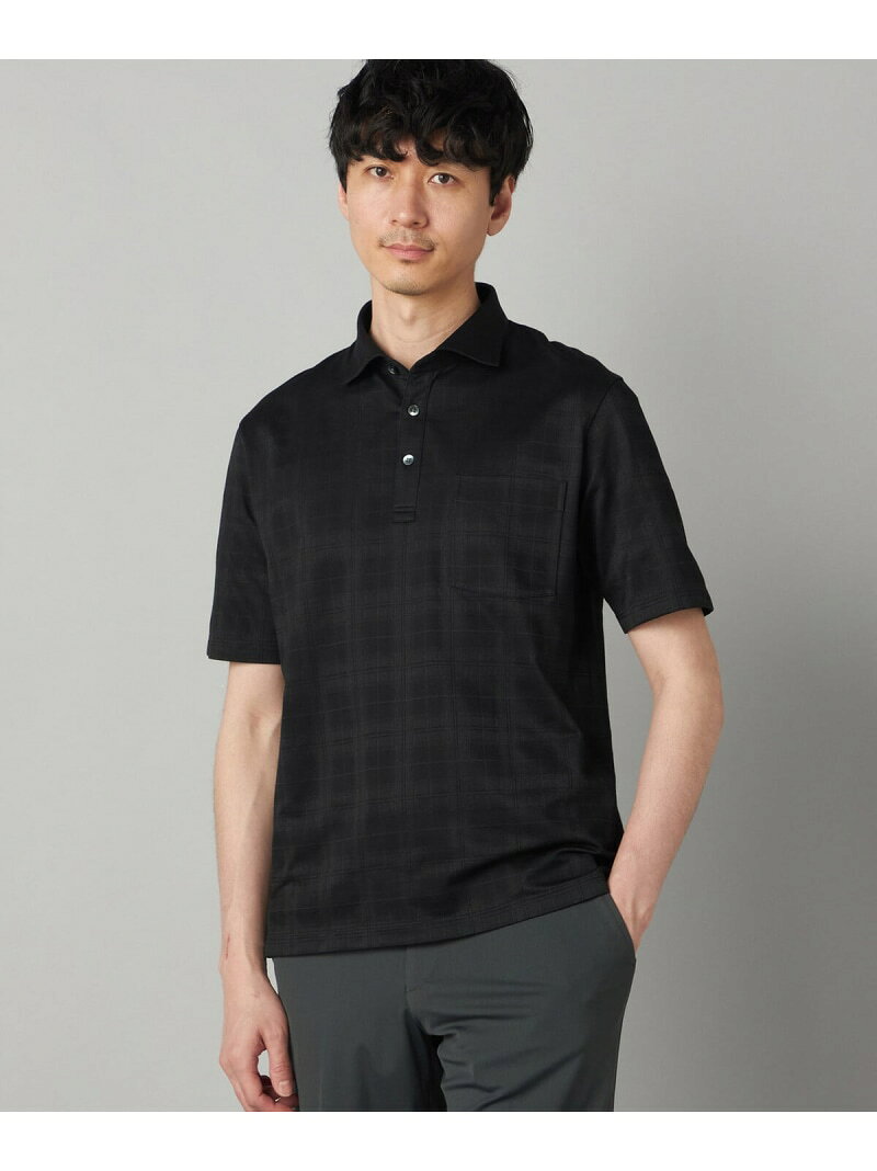 【SALE／10%OFF】[IL PRINCIPE]ジャージー カッタウェイポロシャツ COMME CA MEN コムサメン トップス ポロシャツ ブラック【RBA_E】【送料無料】[Rakuten Fashion]