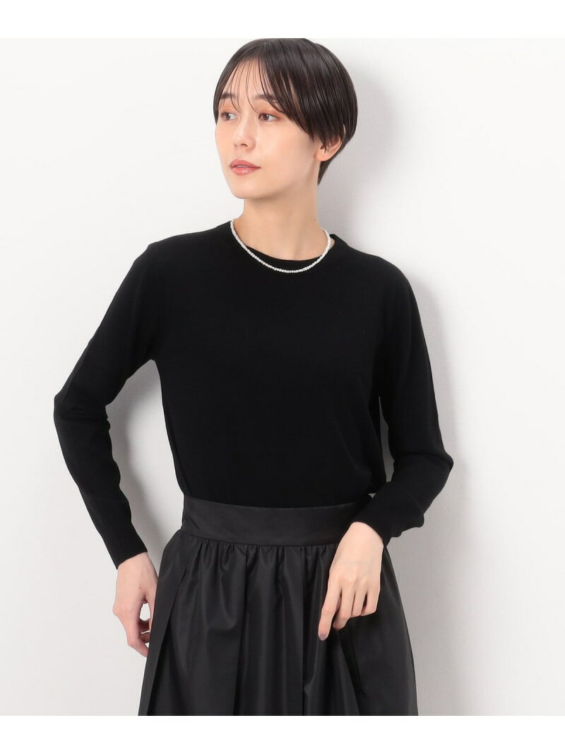 【SALE／30%OFF】[ Sサイズ ] 【アンサンブル対応】ファインウールニット プルオーバー COMME CA S-SIZE コムサ トップス アンサンブル ブルー ベージュ ブラック【RBA_E】【送料無料】[Rakuten Fashion]