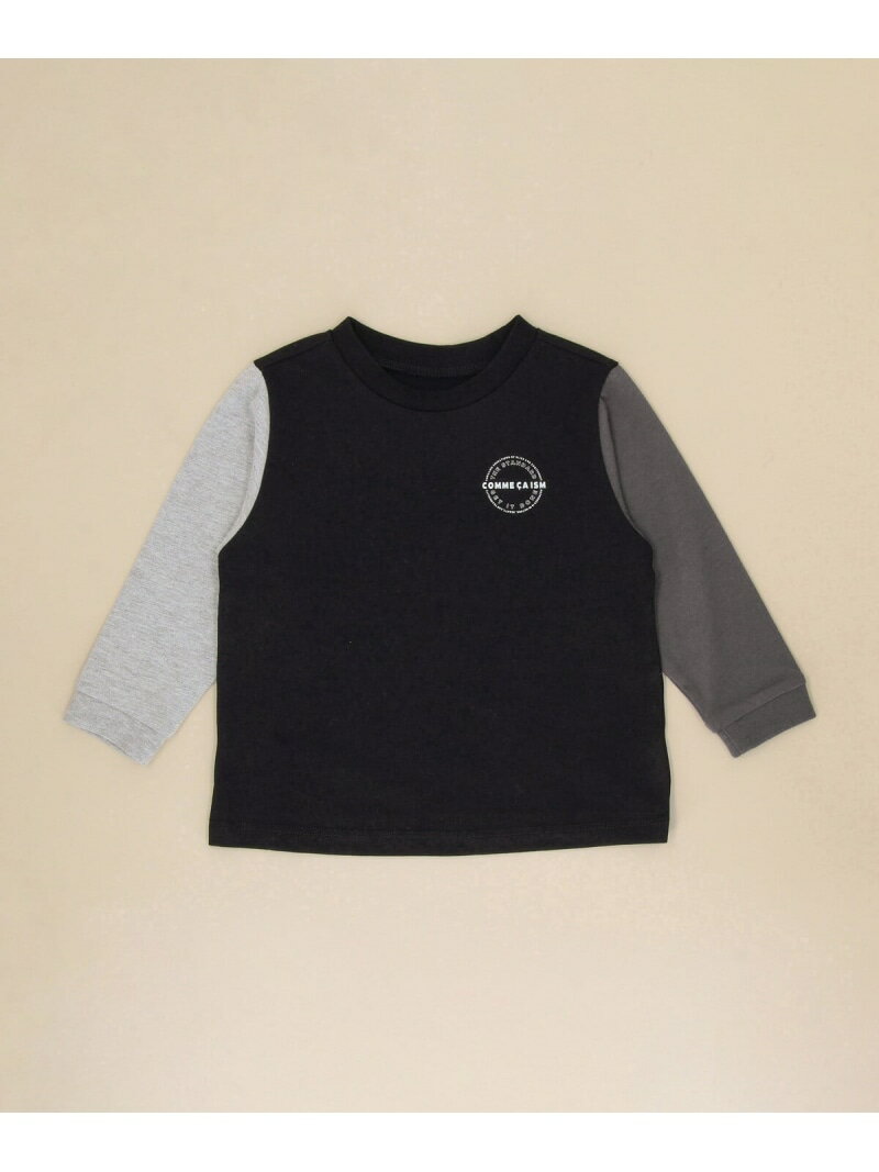 サークルプリントTシャツ(ベビーサイズ) COMME CA ISM コムサイズム マタニティウェア・ベビー用品 その他のベビーグッズ パープル ブラック グリーン[Rakuten Fashion] 2