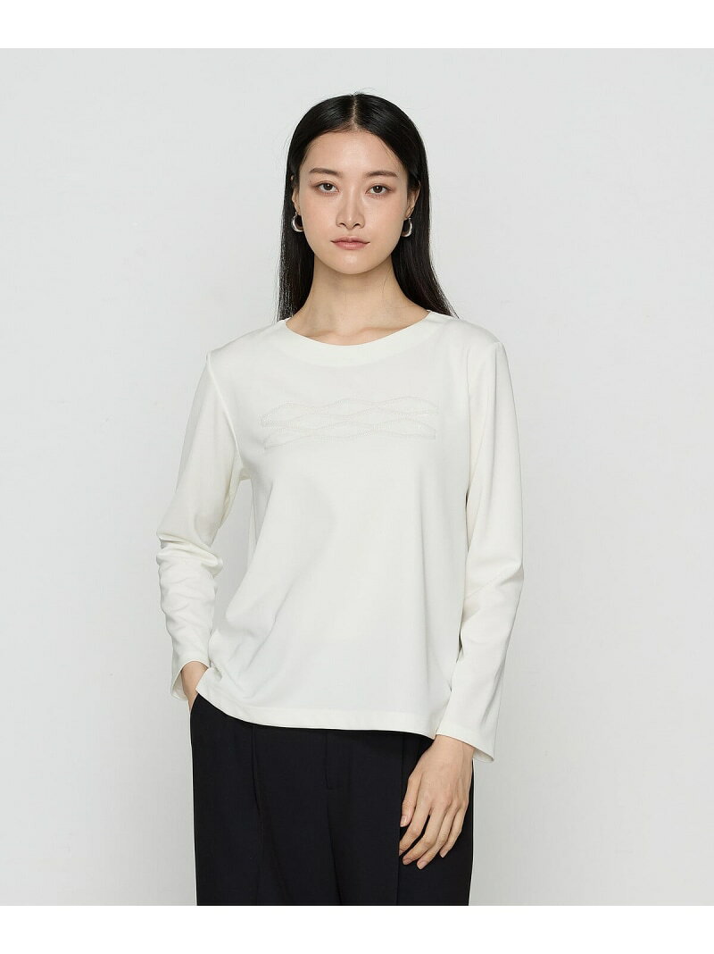 Rakuten - 【SALE／55%OFF】[ TALLサイズ ] トリアセダブルジャージー プルオーバー COMME CA TALL コムサ トップス カットソー・Tシャツ ブラック ベージュ ホワイト【RBA_E】【送料無料】[Rakuten Fashion]