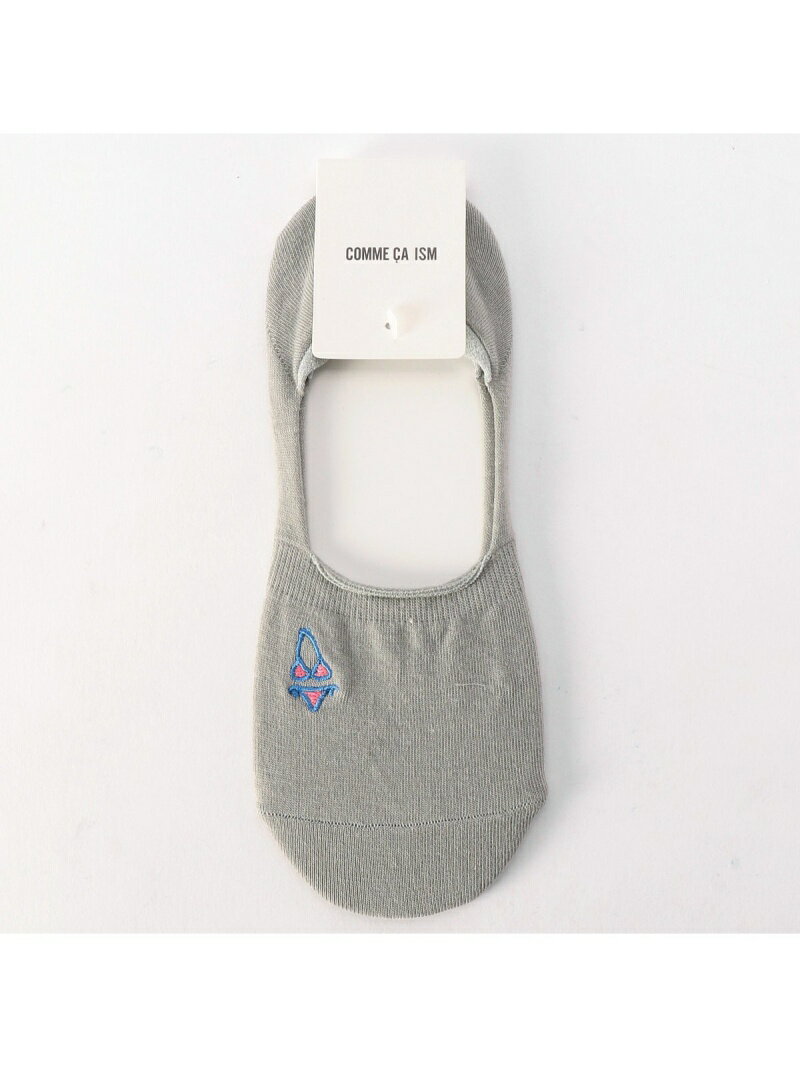 【SALE／70%OFF】ビキニ刺繍カバーソックス COMME CA ISM コムサイズム 靴下・レッグウェア 靴下 グレー【RBA_E】[Rakuten Fashion]