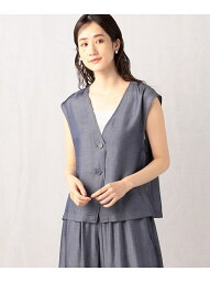 【SALE／50%OFF】【セットアップ対応】前後2WAY スリーブレスブラウス Comme ca Mature コムサイズム トップス シャツ・ブラウス ネイビー カーキ【RBA_E】【送料無料】[Rakuten Fashion]