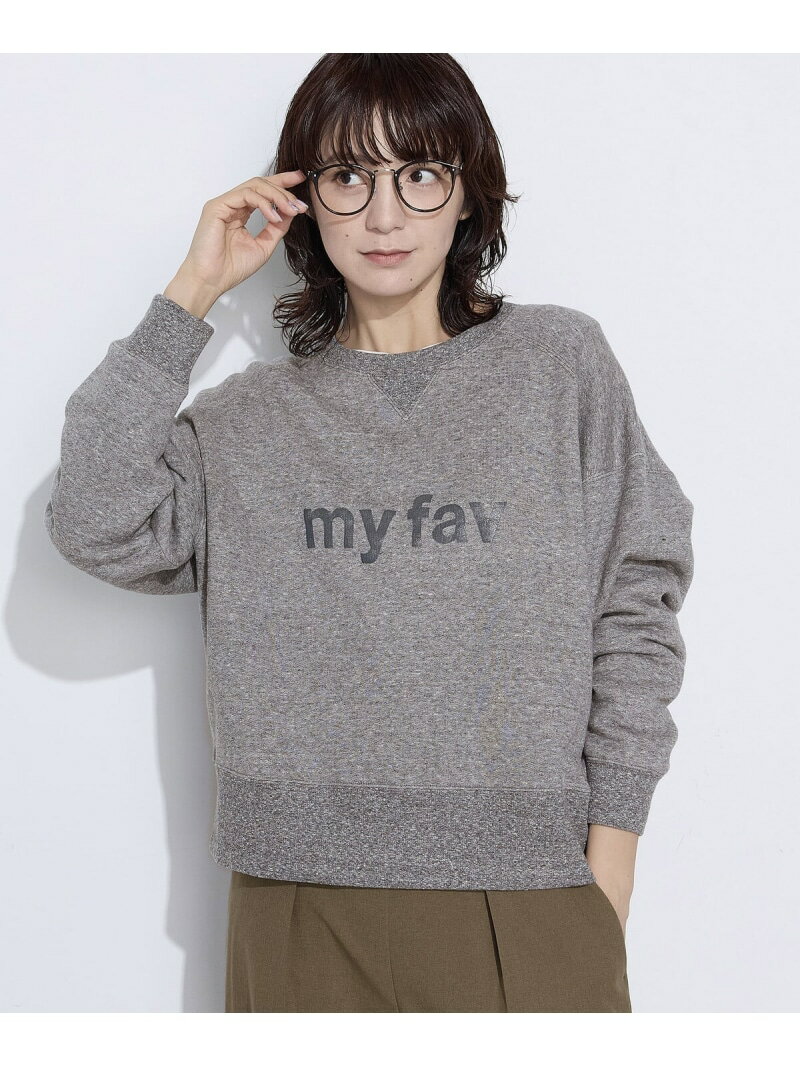 Rakuten - リヨセルコットン裏毛 プリントプルオーバー COMME CA Wardrobe コムサ トップス カットソー・Tシャツ ホワイト グレー ブルー【送料無料】[Rakuten Fashion]