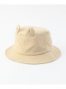 【SALE/33%OFF】UVカット クマ耳付きハット COMME CA ISM コムサイズム 帽子 ハット ホワイト ベージュ【RBA_E】[Rakuten ...