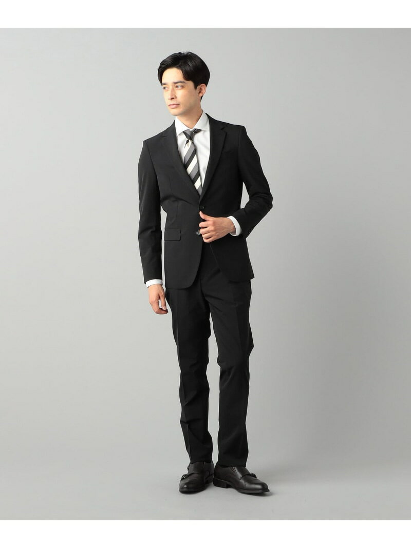 【SALE／40%OFF】【COMME CA MEN】ポリエステルストレッチ 小紋ドビーセットアップジャケット COMME CA MEN コムサメン スーツ・フォーマル スーツジャケット ブラック ネイビー【RBA_E】【送料無料】[Rakuten Fashion]