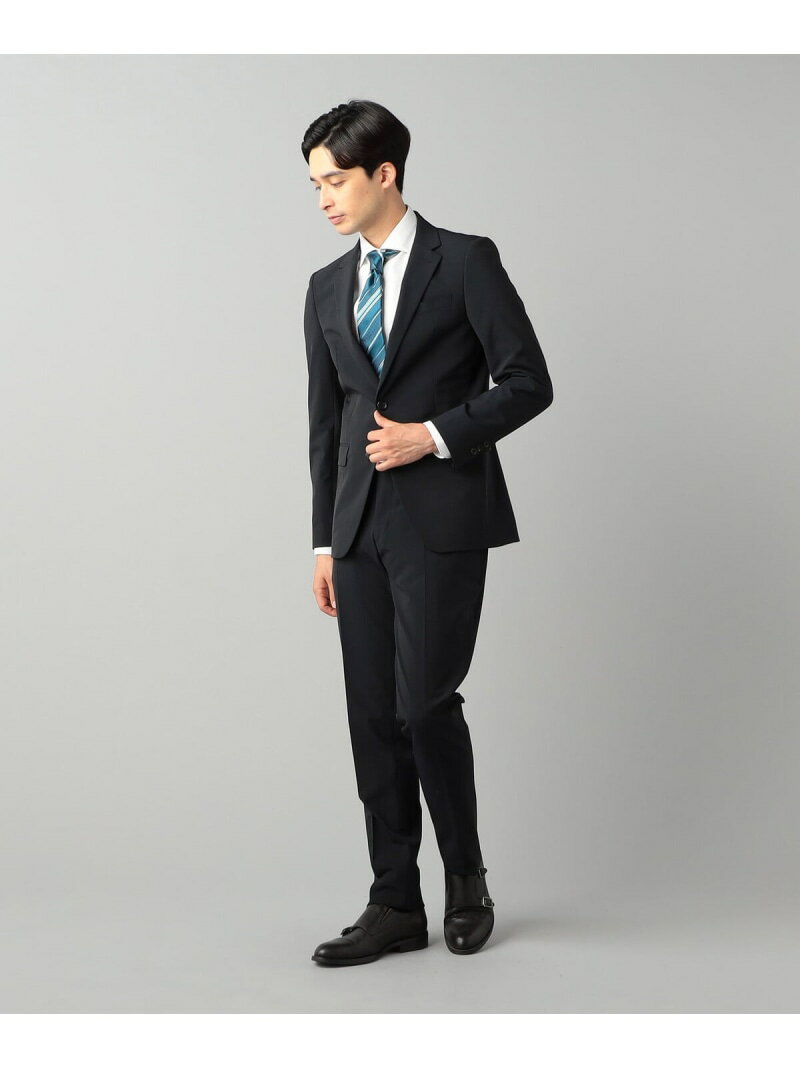 【SALE／40%OFF】【COMME CA MEN】ポリエステルストレッチ 小紋ドビーセットアップジャケット COMME CA MEN コムサメン スーツ・フォーマル スーツジャケット ブラック ネイビー【RBA_E】【送料無料】[Rakuten Fashion]